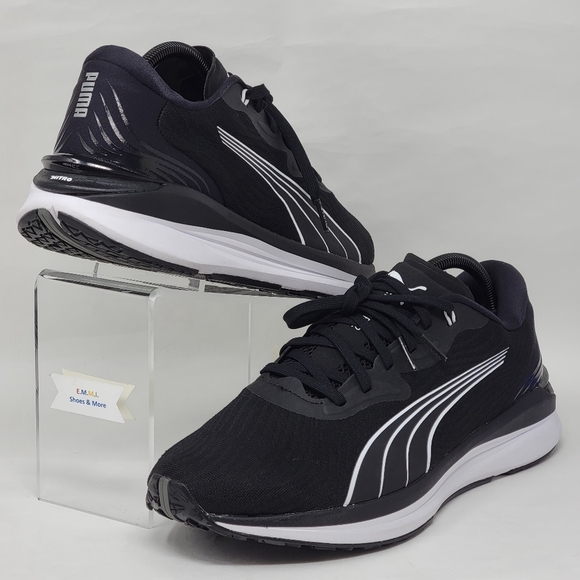 Puma Electrify Nitro 2 Running Shoes Men\'s Size 10.5 Black 376814-01 New main image 7